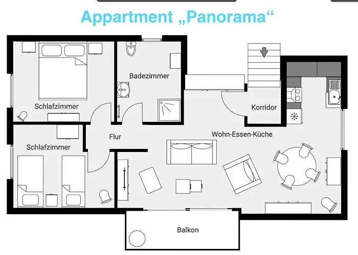 Ruhrtalblick - Auszeit Mit Ausblick Appartement